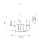 nagymeretu fekete modern minimal csillar modern egyenes vonalu design mennyezeti lampa nappali konyha etterem villa.jpg